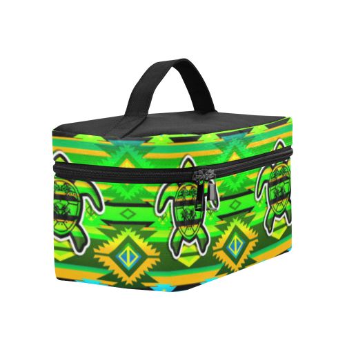 Adobe-Nature-Turtle Cosmetic Bag/Large (Model 1658) Cosmetic Bag e-joyer
