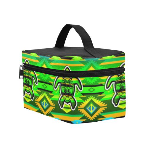 Adobe-Nature-Turtle Cosmetic Bag/Large (Model 1658) Cosmetic Bag e-joyer