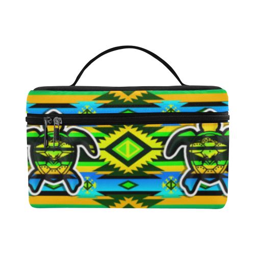 Adobe-Nature-Turtle Cosmetic Bag/Large (Model 1658) Cosmetic Bag e-joyer