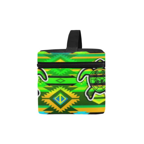 Adobe-Nature-Turtle Cosmetic Bag/Large (Model 1658) Cosmetic Bag e-joyer