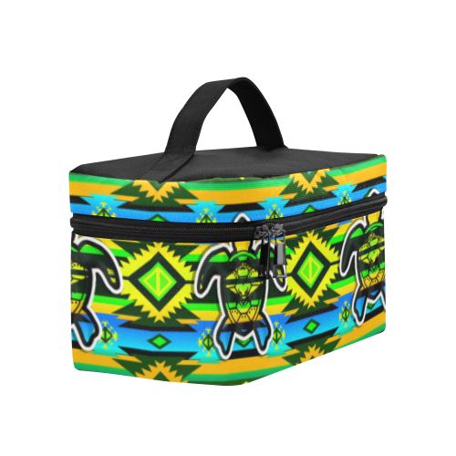 Adobe-Nature-Turtle Cosmetic Bag/Large (Model 1658) Cosmetic Bag e-joyer