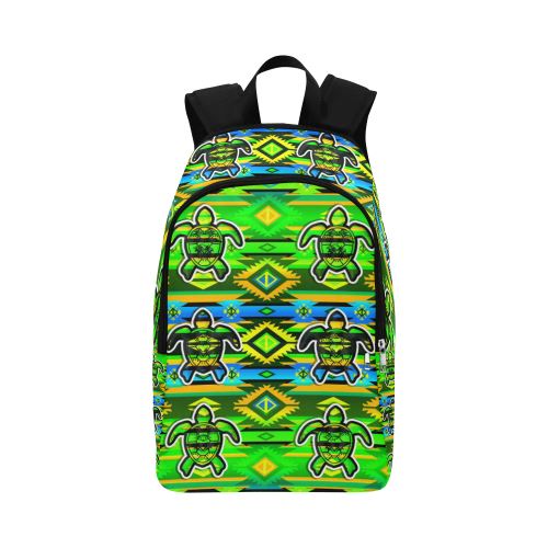 Adobe-Nature-Turtle Fabric Backpack for Adult (Model 1659) Casual Backpack for Adult (1659) e-joyer