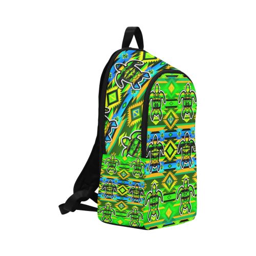 Adobe-Nature-Turtle Fabric Backpack for Adult (Model 1659) Casual Backpack for Adult (1659) e-joyer 