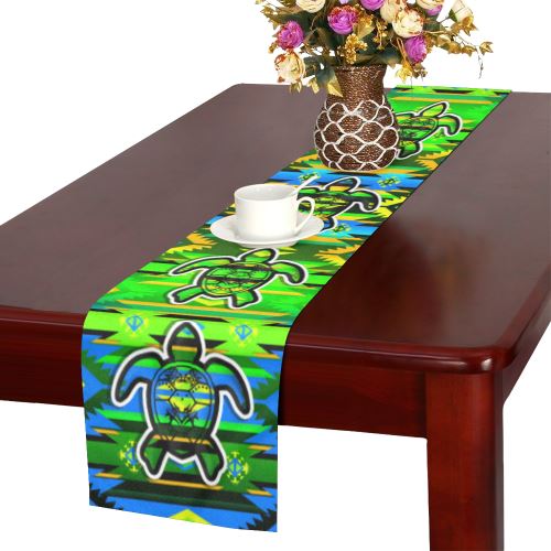 Adobe Nature Turtle Table Runner 16x72 inch Table Runner 16x72 inch e-joyer 