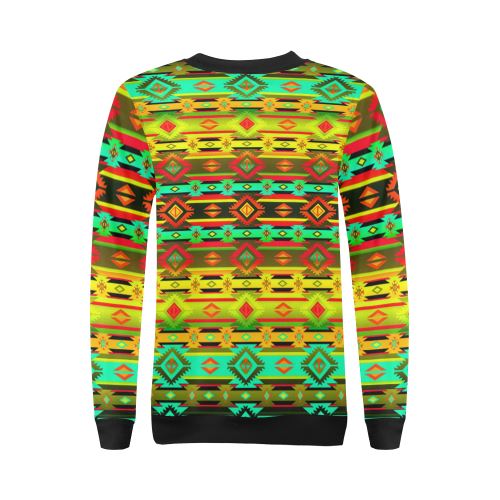 Adobe Sky All Over Print Crewneck Sweatshirt for Women (Model H18) Crewneck Sweatshirt for Women (H18) e-joyer
