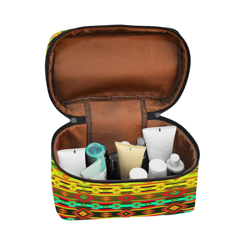 Adobe Sky Cosmetic Bag/Large (Model 1658) Cosmetic Bag e-joyer