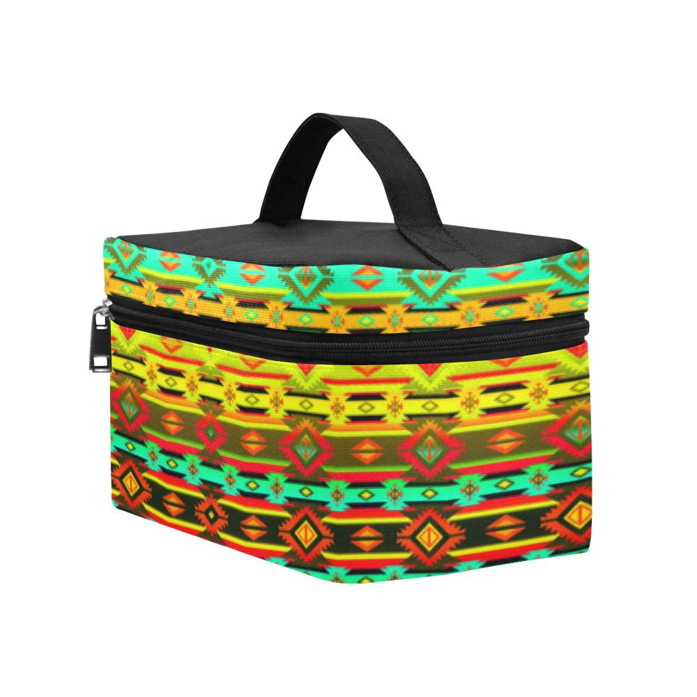 Adobe Sky Cosmetic Bag/Large (Model 1658) Cosmetic Bag e-joyer