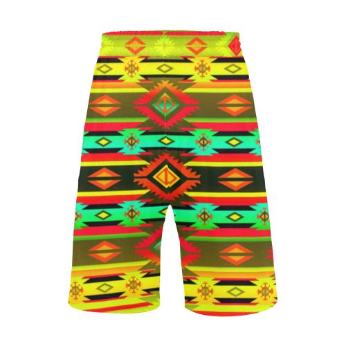 Adobe Sky Men's All Over Print Casual Shorts (Model L23) Men's Casual Shorts (L23) e-joyer