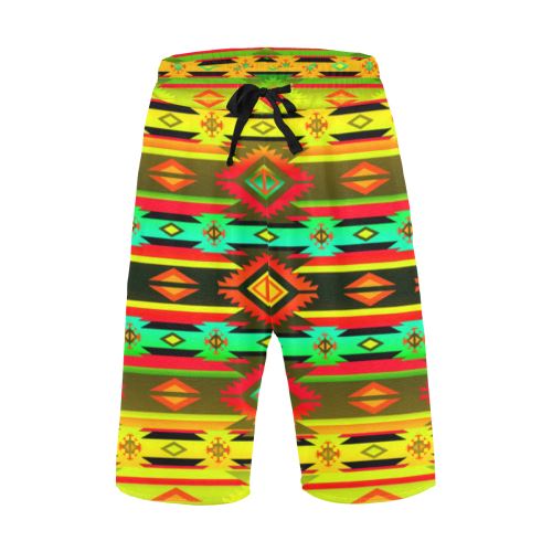 Adobe Sky Men's All Over Print Casual Shorts (Model L23) Men's Casual Shorts (L23) e-joyer