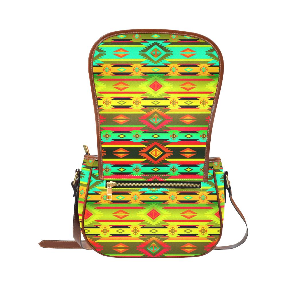 Adobe Sky Saddle Bag/Small (Model 1649) Full Customization Saddle Bag/Small (Full Customization) e-joyer