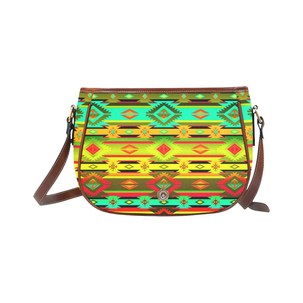 Adobe Sky Saddle Bag/Small (Model 1649) Full Customization Saddle Bag/Small (Full Customization) e-joyer