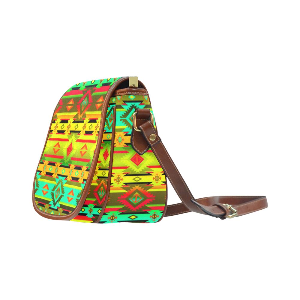 Adobe Sky Saddle Bag/Small (Model 1649) Full Customization Saddle Bag/Small (Full Customization) e-joyer