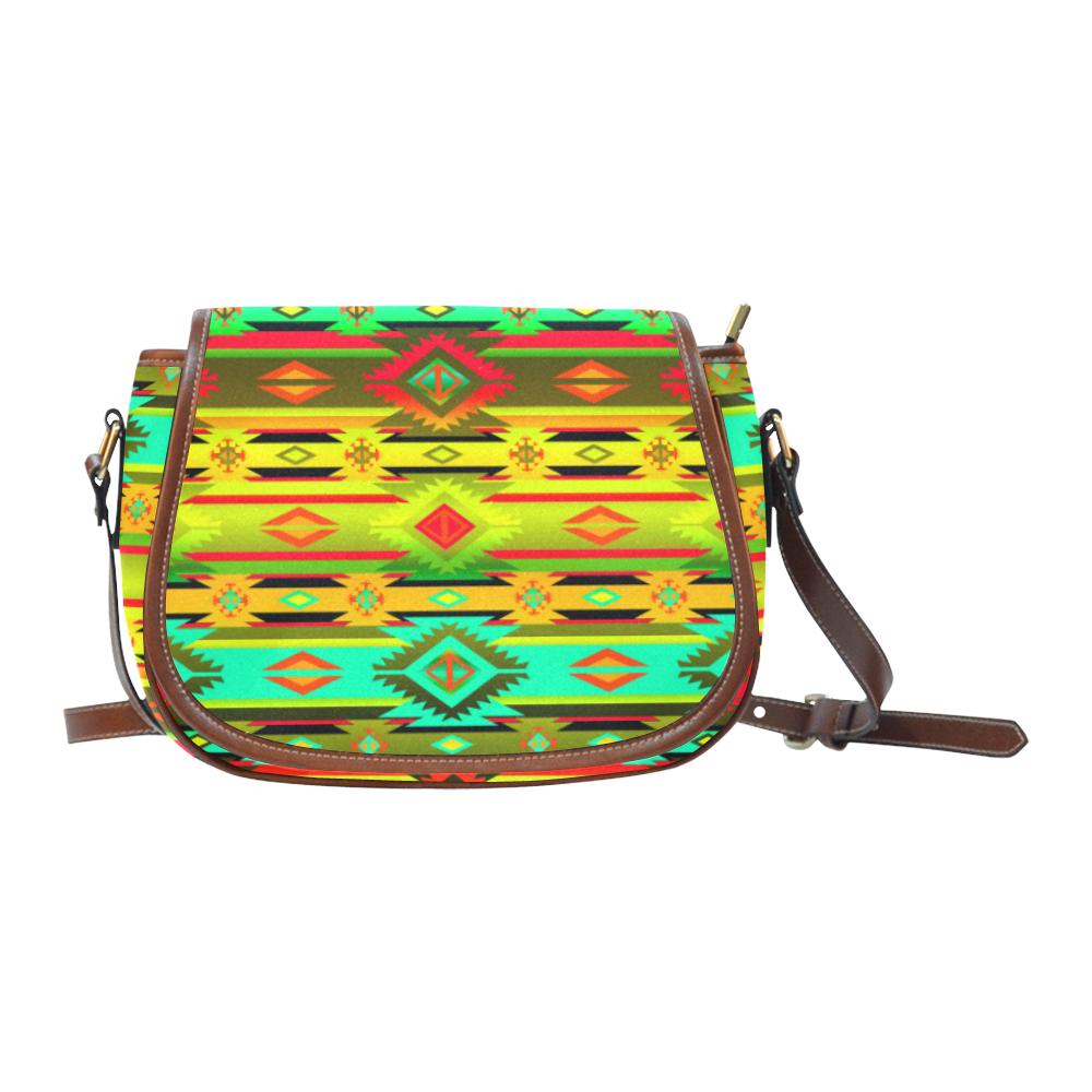 Adobe Sky Saddle Bag/Small (Model 1649) Full Customization Saddle Bag/Small (Full Customization) e-joyer