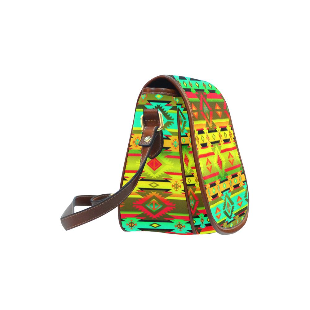 Adobe Sky Saddle Bag/Small (Model 1649) Full Customization Saddle Bag/Small (Full Customization) e-joyer