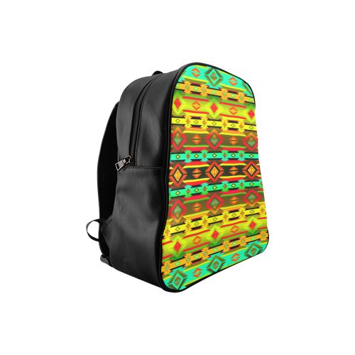 Adobe Sky School Backpack (Model 1601)(Small) School Backpacks/Small (1601) e-joyer 