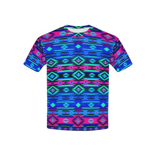 Adobe Sunset All Over Print T-shirt for Kid (USA Size) (Model T40) All Over Print T-shirt for Kid (T40) e-joyer