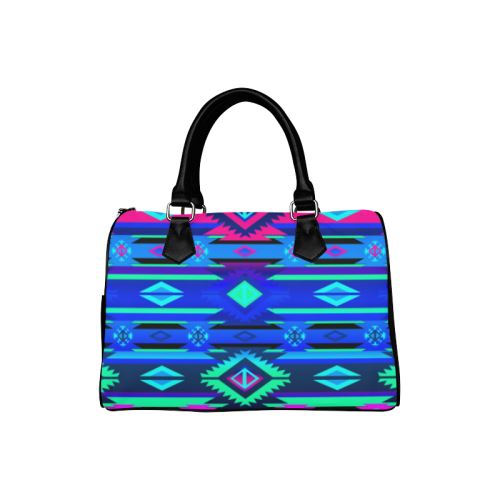 Adobe Sunset Boston Handbag (Model 1621) Boston Handbags (1621) e-joyer