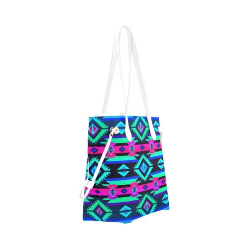 Adobe Sunset Clover Canvas Tote Bag (Model 1661) Clover Canvas Tote Bag (1661) e-joyer