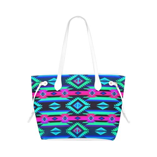 Adobe Sunset Clover Canvas Tote Bag (Model 1661) Clover Canvas Tote Bag (1661) e-joyer