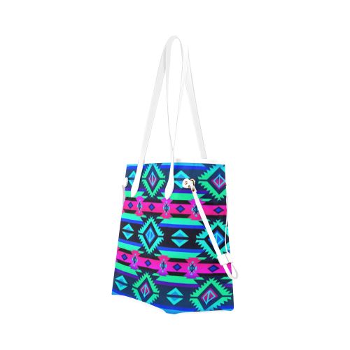 Adobe Sunset Clover Canvas Tote Bag (Model 1661) Clover Canvas Tote Bag (1661) e-joyer
