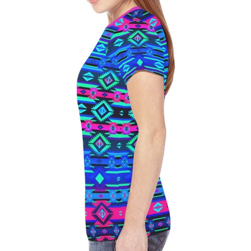Adobe Sunset New All Over Print T-shirt for Women (Model T45) New All Over Print T-shirt for Women (T45) e-joyer