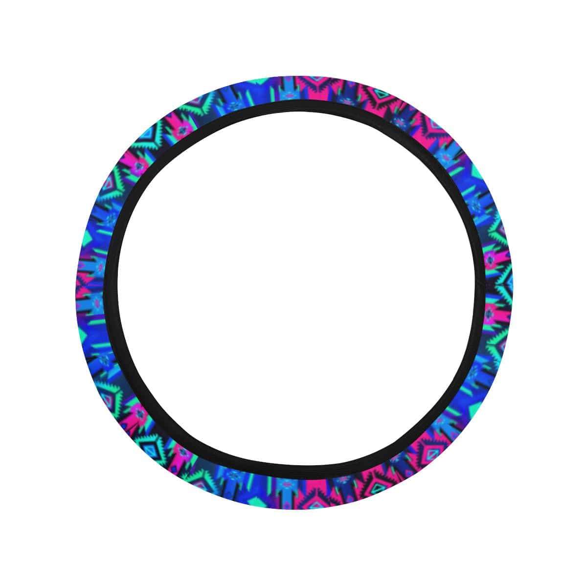 Adobe Sunset Steering Wheel Cover with Elastic Edge Steering Wheel Cover with Elastic Edge e-joyer 