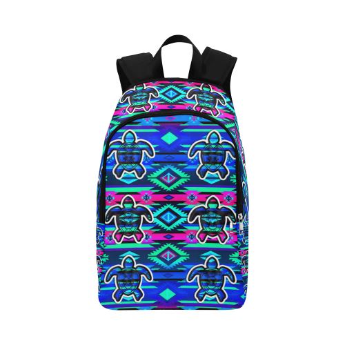 Adobe Sunset Turtle Fabric Backpack for Adult (Model 1659) Casual Backpack for Adult (1659) e-joyer