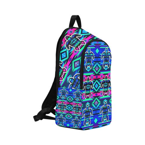 Adobe Sunset Turtle Fabric Backpack for Adult (Model 1659) Casual Backpack for Adult (1659) e-joyer