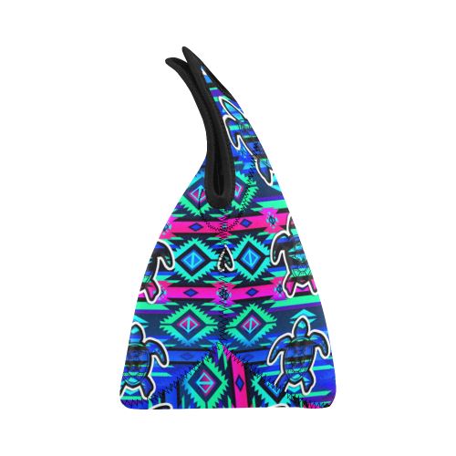 Adobe Sunset Turtle Neoprene Lunch Bag/Small (Model 1669) Neoprene Lunch Bag/Small (1669) e-joyer