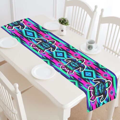 Adobe Sunset Turtle Table Runner 16x72 inch Table Runner 16x72 inch e-joyer