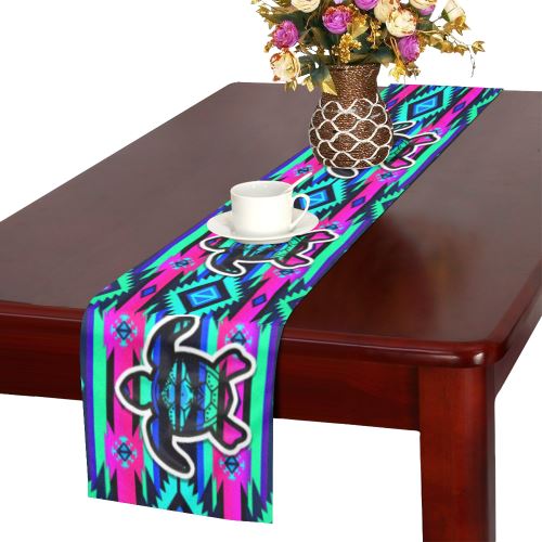 Adobe Sunset Turtle Table Runner 16x72 inch Table Runner 16x72 inch e-joyer