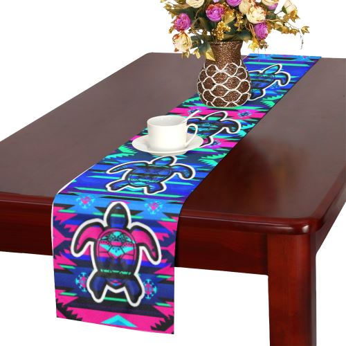 Adobe Sunset Turtle Table Runner 16x72 inch Table Runner 16x72 inch e-joyer 