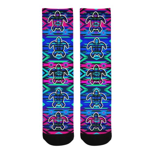 Adobe Sunset Turtle Trouser Socks Socks e-joyer