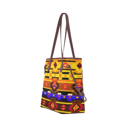 Adobe Sunshine Clover Canvas Tote Bag (Model 1661) Clover Canvas Tote Bag (1661) e-joyer