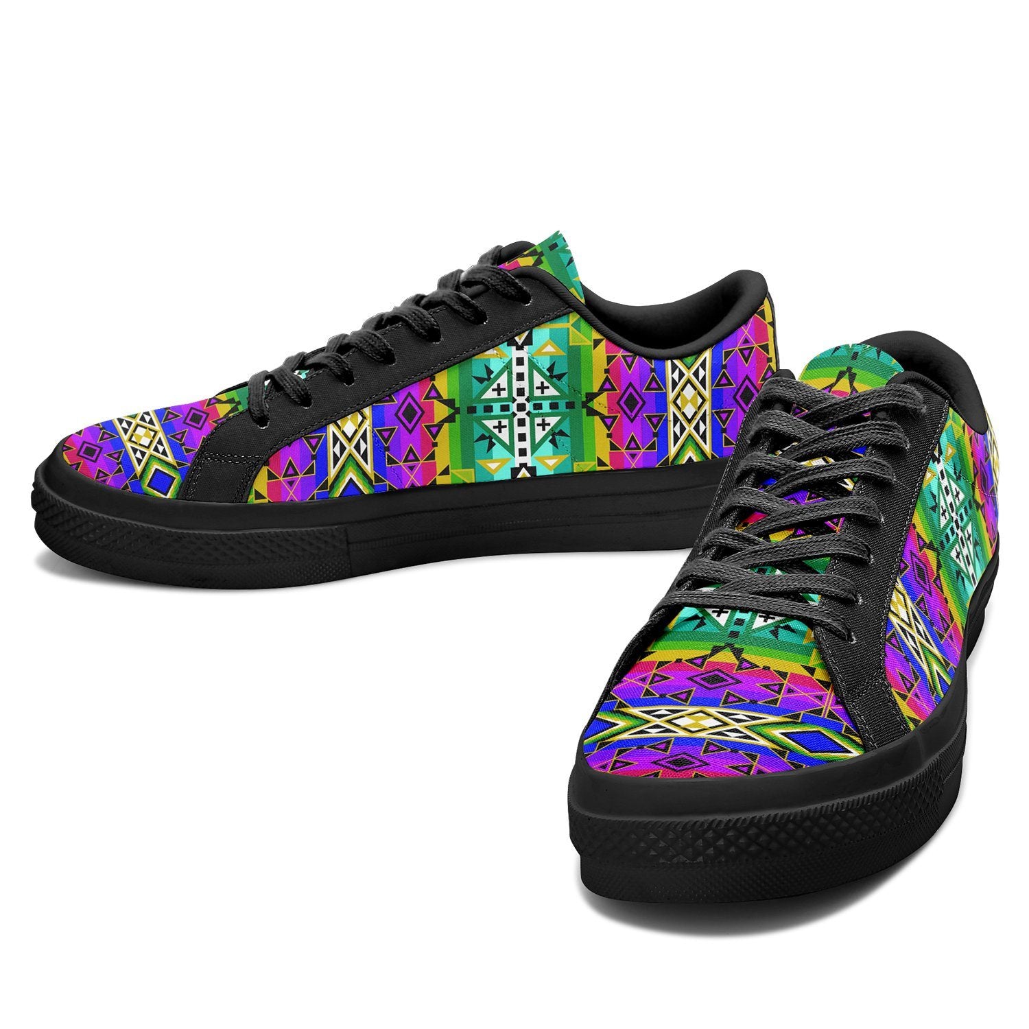 After the Northwest Rain Aapisi Low Top Canvas Shoes Black Sole 49 Dzine