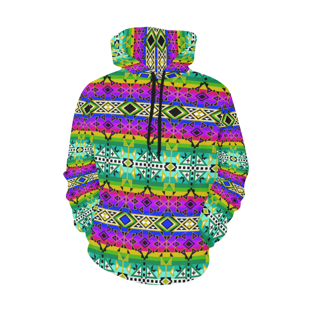 After the Northwest Rain All Over Print Hoodie for Women (USA Size) (Model H13) Hoodie e-joyer