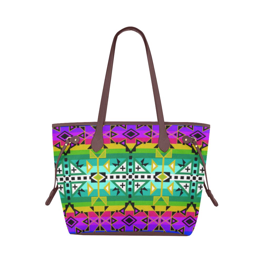 After the Northwest Rain Clover Canvas Tote Bag (Model 1661) Clover Canvas Tote Bag (1661) e-joyer