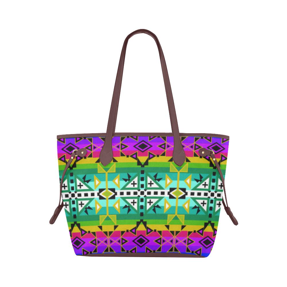 After the Northwest Rain Clover Canvas Tote Bag (Model 1661) Clover Canvas Tote Bag (1661) e-joyer