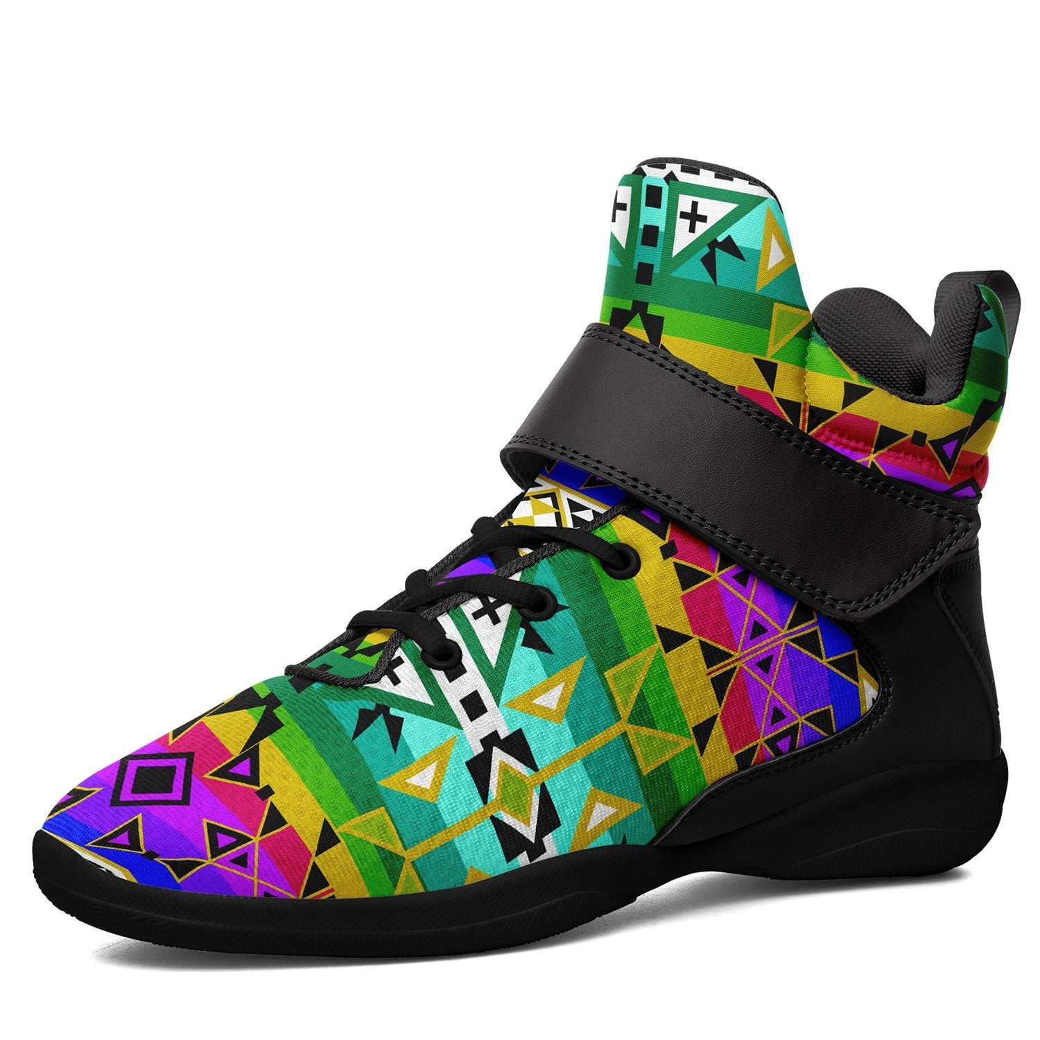 After the Northwest Rain Ipottaa Basketball / Sport High Top Shoes 49 Dzine US Women 4.5 / US Youth 3.5 / EUR 35 Black Sole with Black Strap