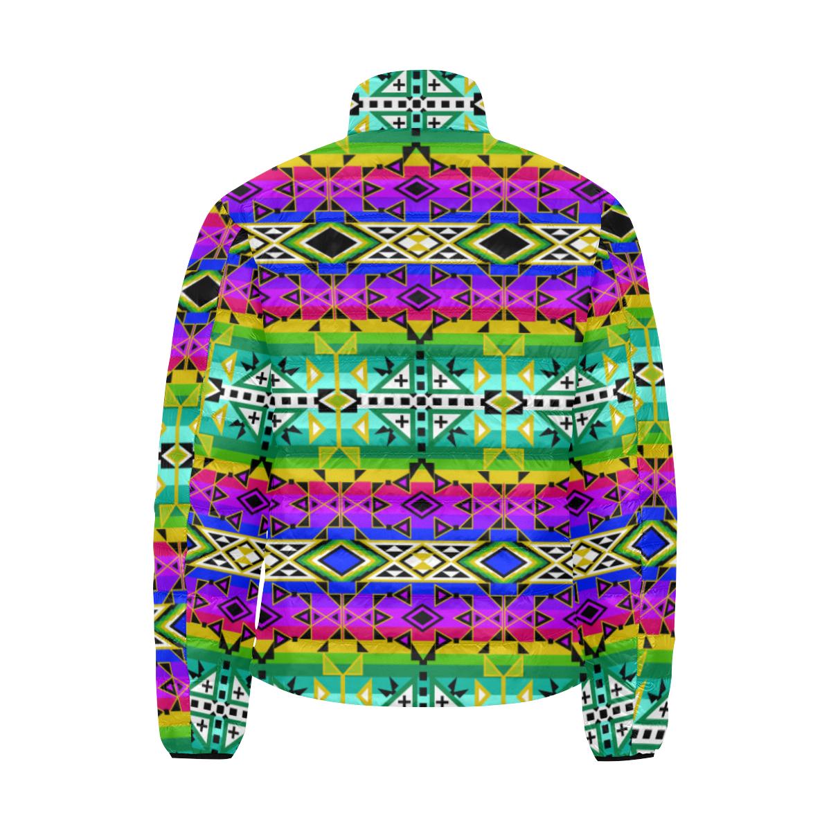 After the Northwest Rain Men's Stand Collar Padded Jacket (Model H41) Men's Stand Collar Padded Jacket (H41) e-joyer