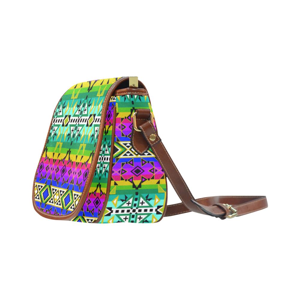 After the Northwest Rain Saddle Bag/Small (Model 1649) Full Customization Saddle Bag/Small (Full Customization) e-joyer