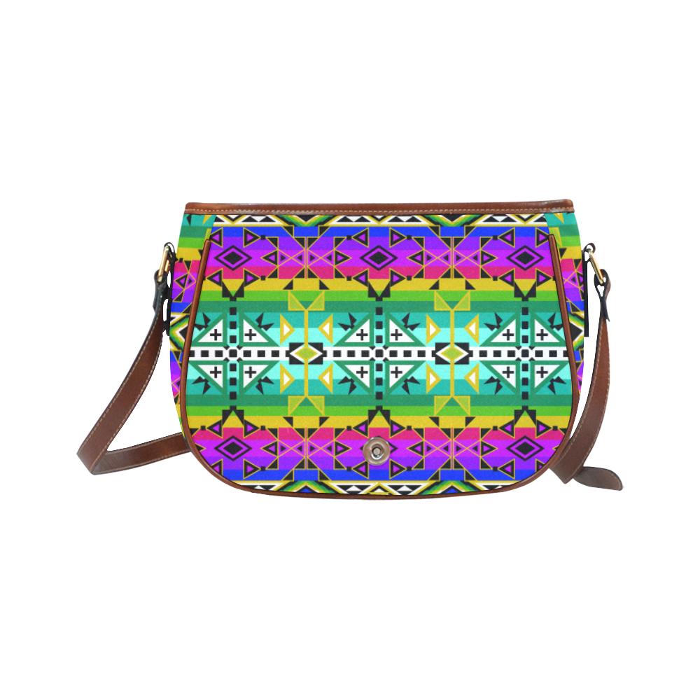 After the Northwest Rain Saddle Bag/Small (Model 1649) Full Customization Saddle Bag/Small (Full Customization) e-joyer