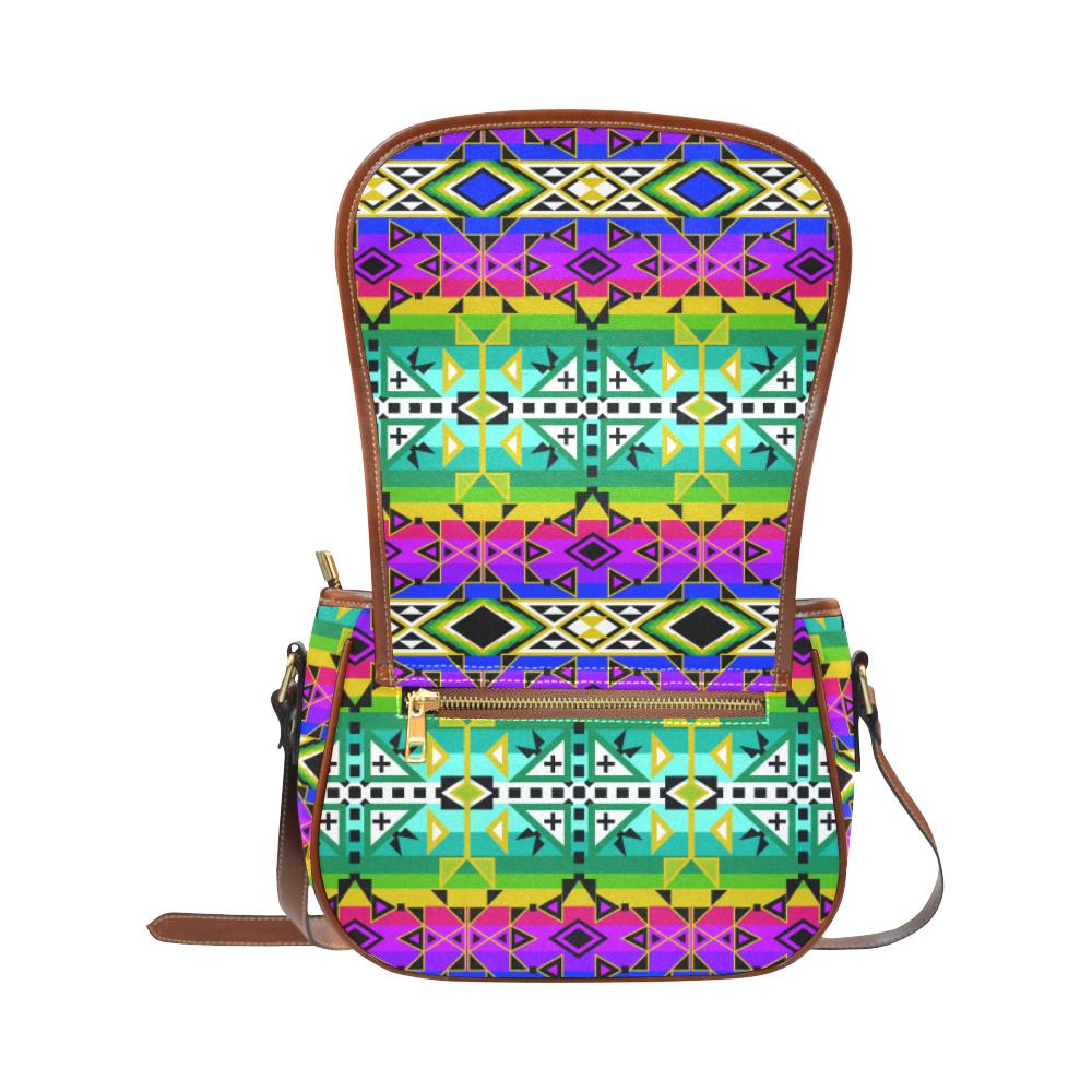 After the Northwest Rain Saddle Bag/Small (Model 1649) Full Customization Saddle Bag/Small (Full Customization) e-joyer