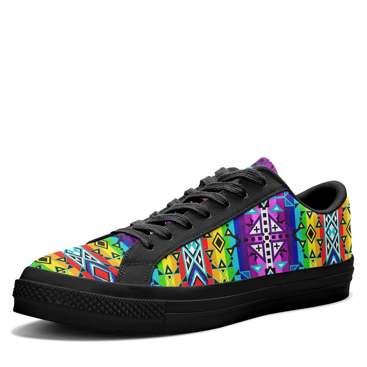 After the Rain Aapisi Low Top Canvas Shoes Black Sole 49 Dzine