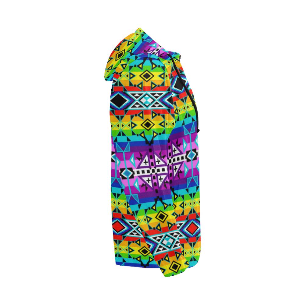 After the Rain All Over Print Full Zip Hoodie for Men (Model H14) All Over Print Full Zip Hoodie for Men (H14) e-joyer