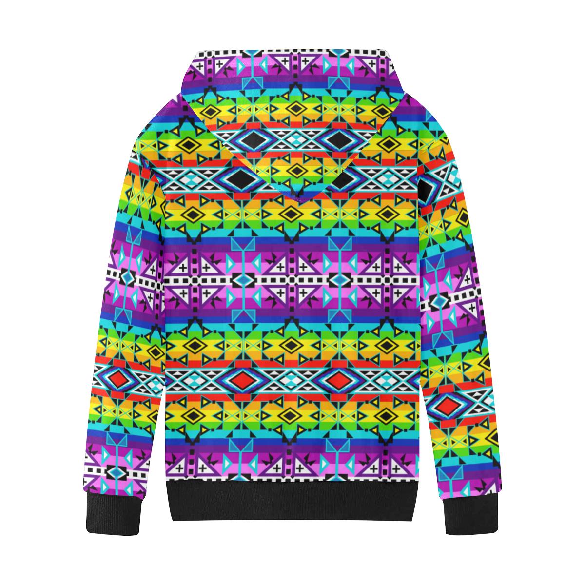 After the Rain Kids' All Over Print Hoodie (Model H38) Kids' AOP Hoodie (H38) e-joyer