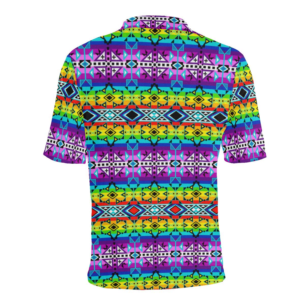 After the Rain Men's All Over Print Polo Shirt (Model T55) Men's Polo Shirt (Model T55) e-joyer