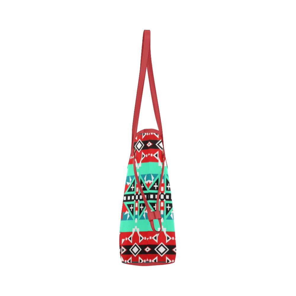 After the Southwest Rain Clover Canvas Tote Bag (Model 1661) Clover Canvas Tote Bag (1661) e-joyer