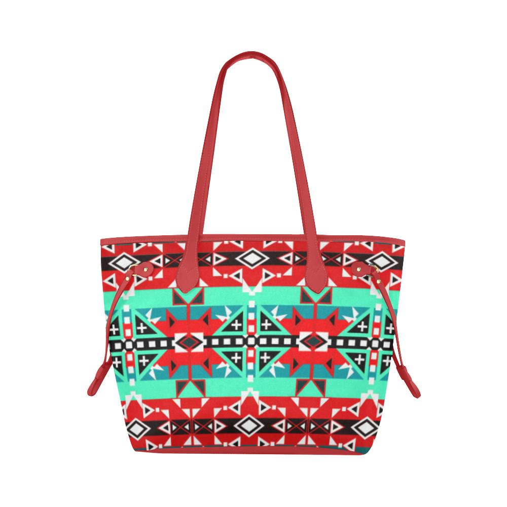 After the Southwest Rain Clover Canvas Tote Bag (Model 1661) Clover Canvas Tote Bag (1661) e-joyer