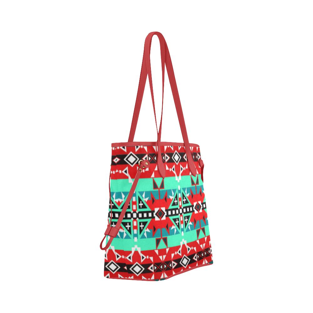 After the Southwest Rain Clover Canvas Tote Bag (Model 1661) Clover Canvas Tote Bag (1661) e-joyer